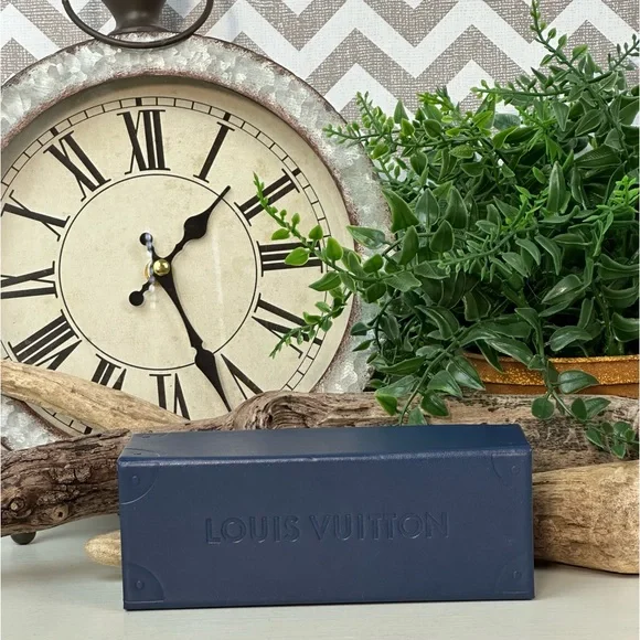 Louis Vuitton | Accessories | Louis Vuitton Navy Blue Hard  display picture 3